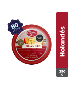 Queso Holandés Alpina Bloque 250 g