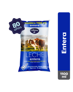 Leche Entera Alpina Bolsa 1100 ml