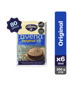 Avena Original Alpina x6 Und Bolsa 200 g