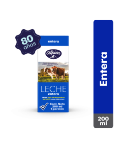 Leche Entera Alpina Caja 200 ml