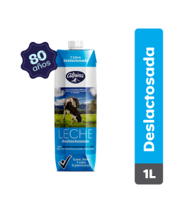 Leche Deslactosada Alpina Caja 1000 ml