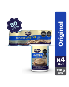Avena Original Alpina x4 Und Vaso 250 g