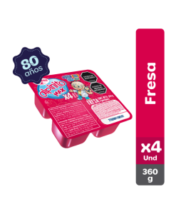 Alpinito MaxFresa x4 Und Vaso 90 g