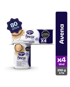 Avena Finesse x4 Und Vaso 250 g