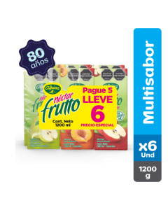 Néctar Frutto Multisabor x6 Und Caja 200 ml