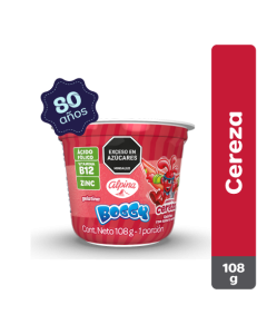Gelatina Boggy Cereza Vaso 108 g