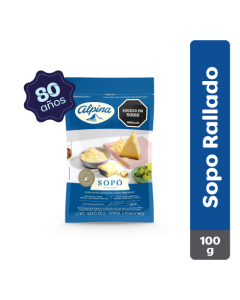 Queso Sopó Rallado Alpina Bolsa 100 g