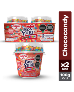 Mini Bon Yurt Choco Candy x2 Und Vaso 100 g