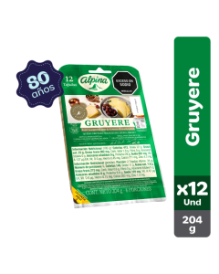 Queso Gruyere Tajado 204 g