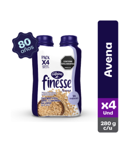 Avena Finesse Botella x4 Und 280 ml 