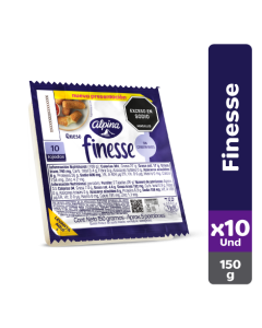 Queso Finesse Alpina x 10 Tajadas 150 g
