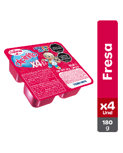 Alpinito Fresa x4 Und Vaso 45 g