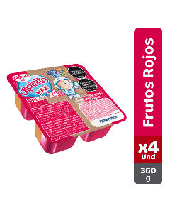 Alpinito MaxFrutos Rojos x4 Und Vaso 90 g
