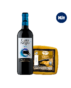 Kit Especial Queso Tilsit y Vino Merlot 