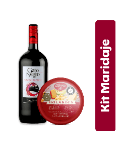Kit Maridaje Queso Holandés y Vino Cabernet