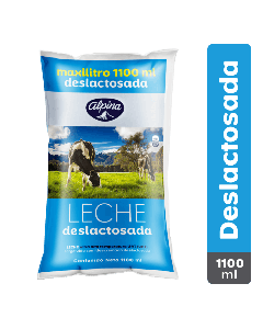 Leche Deslactosada Alpina Bolsa 1100 ml