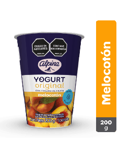 Yogurt Original Alpina Melocotón Vaso 200 g