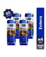 Leche Entera Alpina x 4 Und Caja 1000 ml