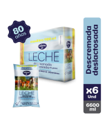 Leche Descremada Deslactosada Alpina x6 Und Bolsa 1100 ml