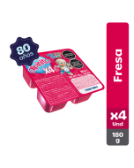 Alpinito Fresa x4 Und Vaso 45 g