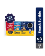 Snack Queso Deshidratado X3 Und Surtido 23 g