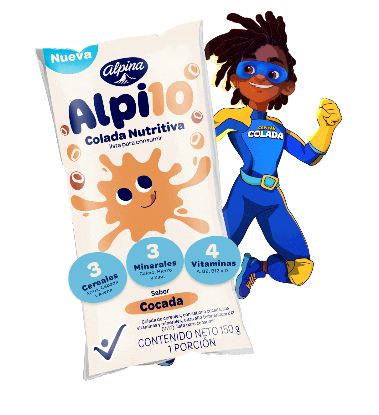 Presentaciones Alpi10 Cocada y Banano