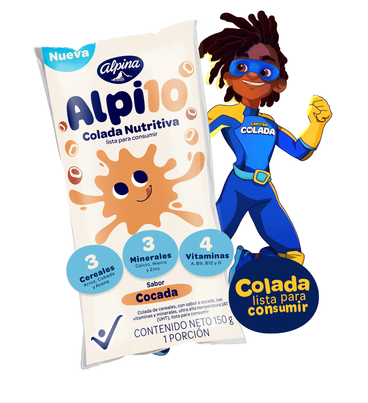 Presentaciones Alpi10 Cocada y Banano